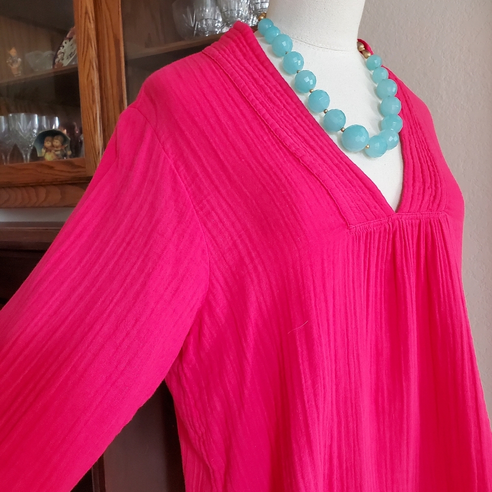 EUC- Soft Deep Rose Top!!🌺💐🌺
